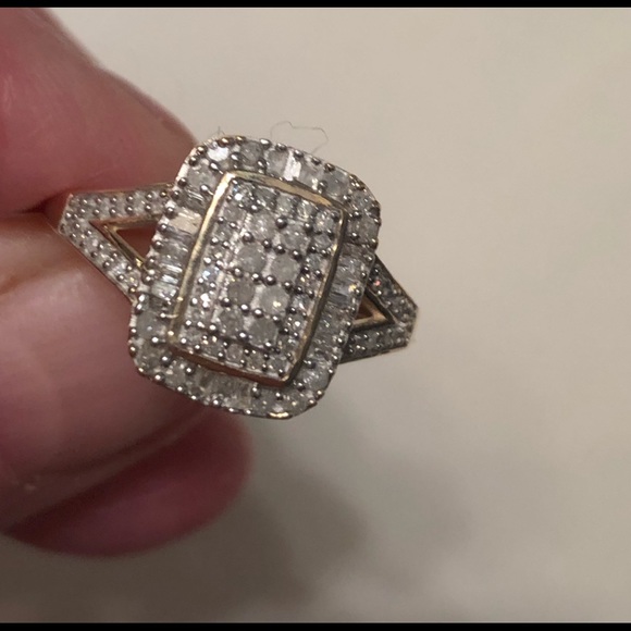 Jtv Diamond Rings >> 10kgold 50 Kt Real Diamond Engagement Ring Nwt Jtv Diamond Rings >> 10kgold 50 Kt Real Diamond Engagement Ring Nwt